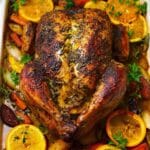 Roasted Duck in Wine with Potatoes, Peppers, and Mushrooms Recipe