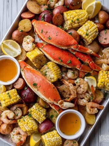 Crab Boil with Seasoned Butter Sauce Recipe