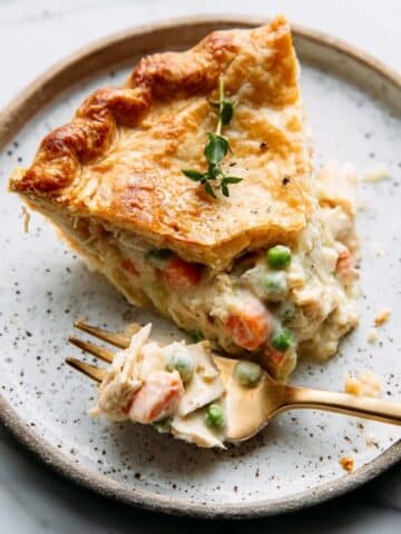 Easy Leftover Turkey Pot Pie Recipe