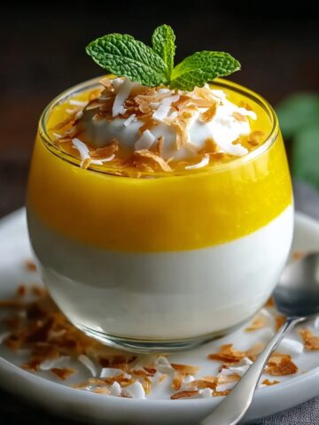 Mango Coconut Panna Cotta Recipe