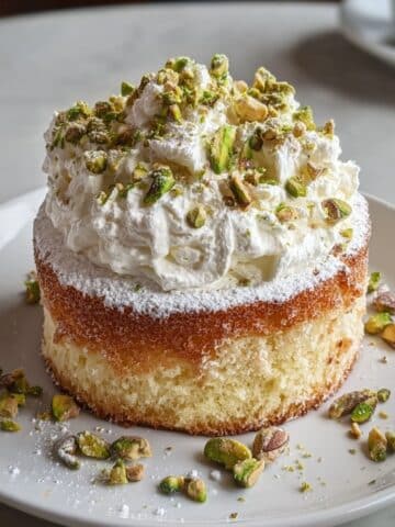 Lemon Pistachio Ricotta Cloud Cake Recipe
