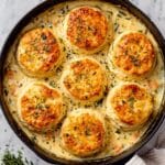 Creamy Chicken Pot Pie with Buttermilk Biscuits Recipe