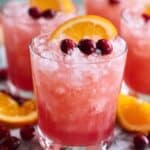 Citrusy Grapefruit Cranberry Spritz Mocktail Recipe