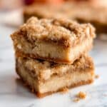 Maple Glazed Apple Blondies Recipe