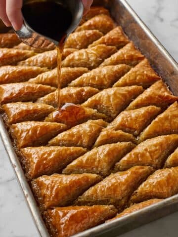Easy Greek Baklava with Spiced Walnut and Pistachio Layers Recipe