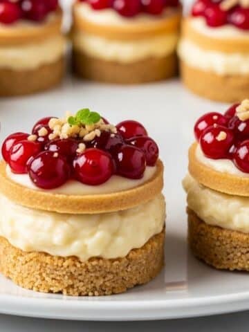Baked Cranberry Brie Bites Recipe