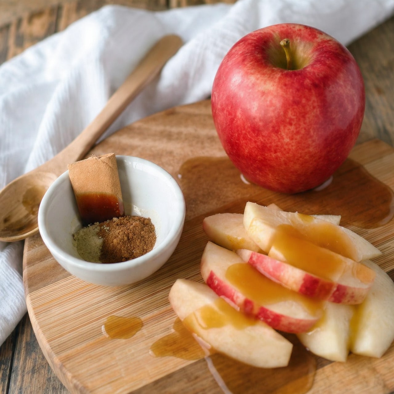 Maple Glazed Apple Blondies Recipe