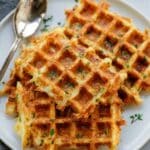 Hash Brown Waffles with Egg & Cheese Recipe