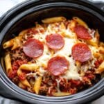 Crockpot Pizza Casserole Recipe