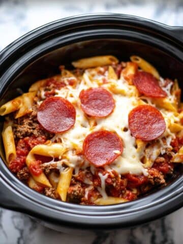 Crockpot Pizza Casserole Recipe
