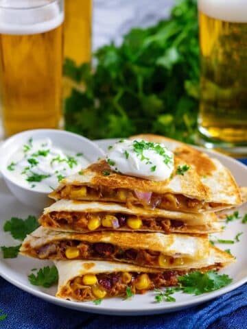 BBQ Chicken Quesadillas Recipe