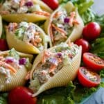 Tuna Salad Stuffed Jumbo Shells Recipe