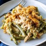 Crock Pot Chicken and Stuffing Casserole with Green Beans Recipe