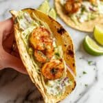 Shrimp Tacos with Jalapeño Lime Slaw Recipe