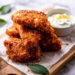 Sriracha Honey Chicken Tenders with Lime Dipping Sauce Recipe