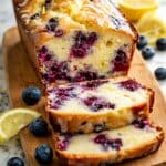 Lemon Blueberry Loaf with Lemon Syrup and Glaze Recipe