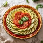 Zucchini and Tomato Tart Recipe
