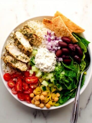 Mediterranean-Inspired Lemon-Dill Chicken Bowls Recipe