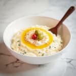 Snow White Salad (Snezhanka) with Yogurt, Dill, and Pickles Recipe