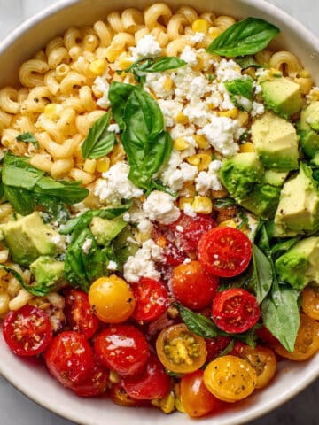 Healthy Street Corn Pasta Salad Recipe