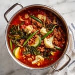 Keto Minestrone with Beef Recipe