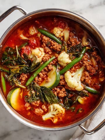Keto Minestrone with Beef Recipe
