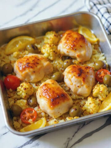 Greek Lemon Chicken with Veggies Recipe