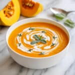 Delicata Squash Soup with Prosciutto and Parmesan Recipe