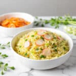 Keto Coleslaw with Dill Pickles and Tangy Mayo Recipe