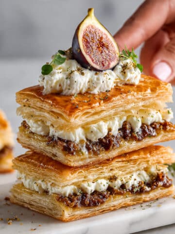 Savory Mille-Feuille with Lemon Ricotta & Prosciutto Recipe