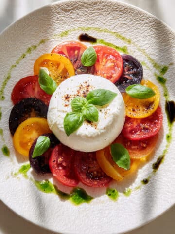 Heirloom Tomato Burrata Salad Recipe