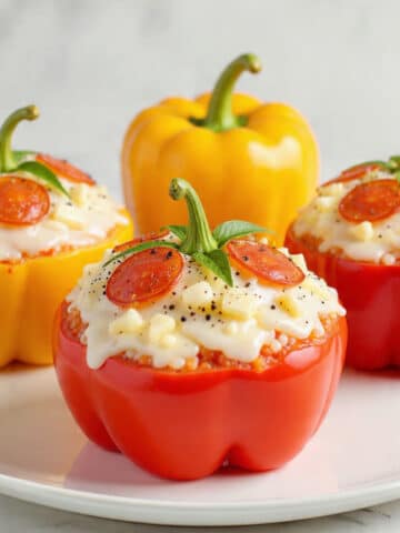 Pizza Stuffed Peppers Recipe