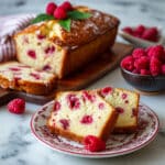 Keto Raspberry Swirl Loaf Cake Recipe