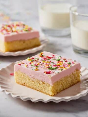 Sugar Cookie Bars with Fluffy Vanilla Frosting Recipe