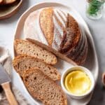 German Rye Sourdough Bread with Onions Recipe