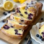 Lemon Blueberry Olive Oil Ricotta Loaf with Lemon Icing Recipe
