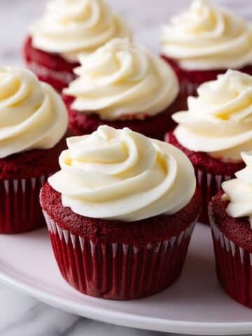 Red Velvet Cupcakes with Cream Cheese Frosting Recipe