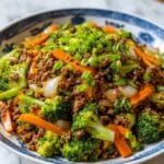 Asian-Inspired Ground Beef & Broccoli Skillet Recipe
