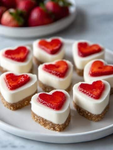 Mini Strawberry Cheesecake Hearts Recipe
