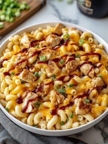 High-Protein Honey BBQ Chicken Mac & Cheese Recipe