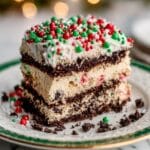 No-Bake Christmas Oreo Lasagna Recipe