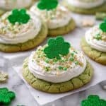 Soft & Chewy Matcha Sugar Cookies for St. Patrick's Day Recipe