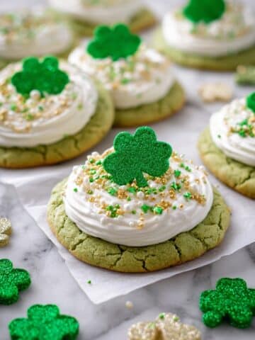 Soft & Chewy Matcha Sugar Cookies for St. Patrick's Day Recipe