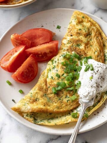 Ejjeh (Lebanese Herb Omelette) Recipe