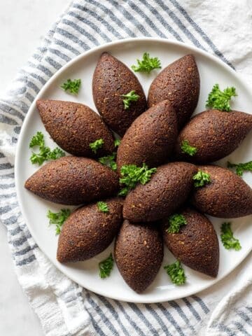 Traditional Fried Lebanese Kibbeh Balls Recipe