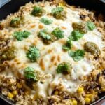 Salsa Verde Chicken & Rice Skillet Recipe