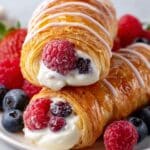 Easy Berry Cream Cheese Stuffed Crescent Rolls Recipe