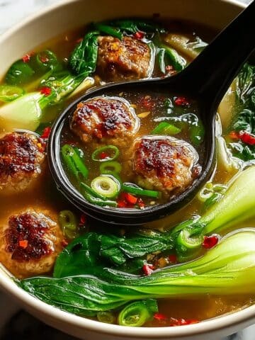 Ginger Chicken Meatball Soup: A Cozy, Healthy Comfort Recipe