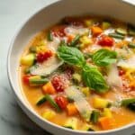 Hearty Vegetable Minestrone Soup Recipe – Easy & Healthy Recipe