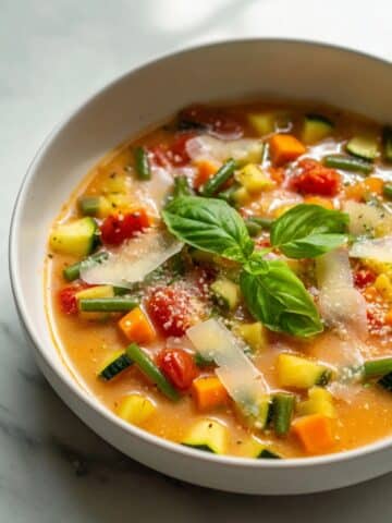 Hearty Vegetable Minestrone Soup Recipe – Easy & Healthy Recipe